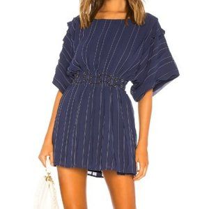 Tularosa Sienna Dress, Size Small, Navy/Black